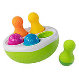 Сортер-баленсир Неваляшки Fat Brain Toys Spinny Pins (F248ML) B_1086, фото 3