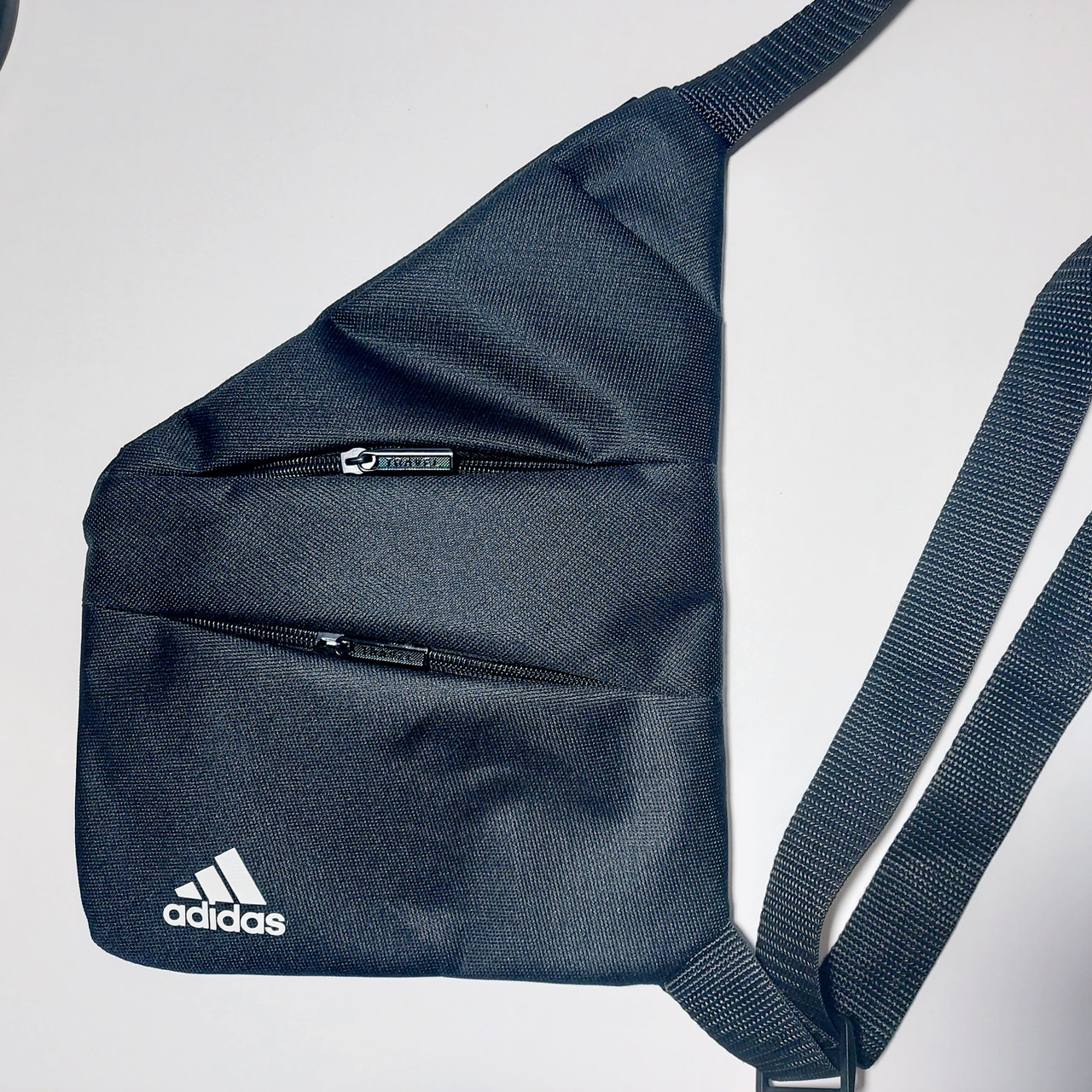 Сумка-кобура чоловіча чорна з відділеннями барсетка спортивна, фото 1