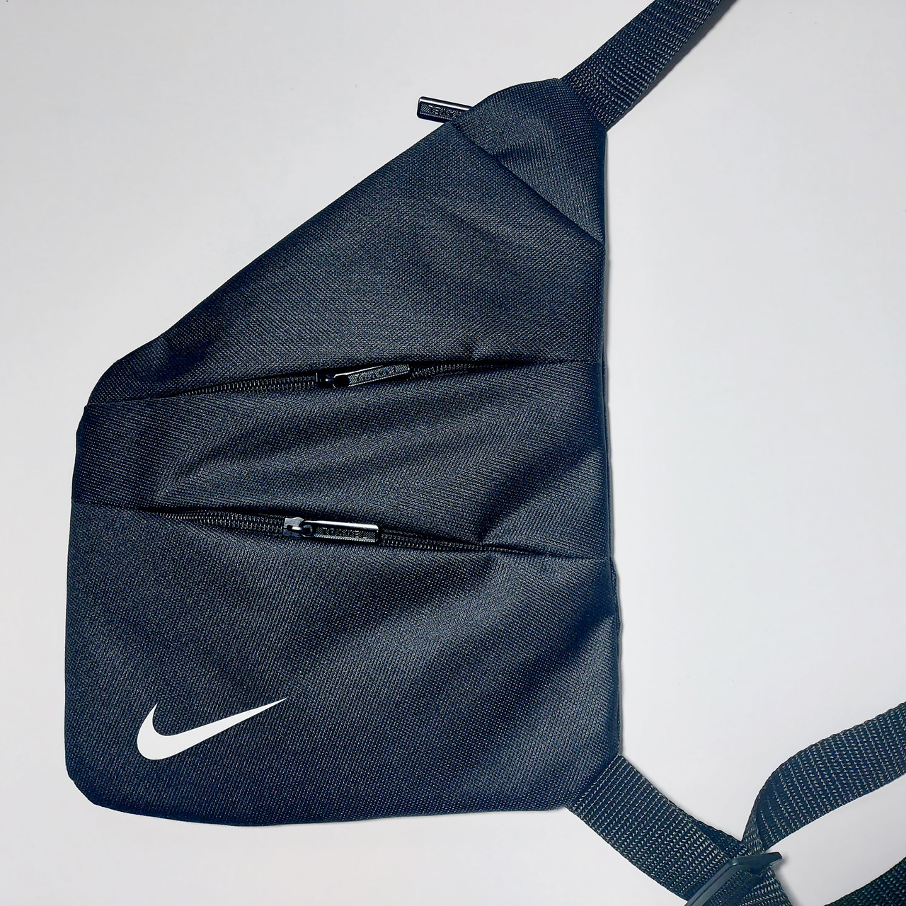 Сумка-кобура чоловіча чорна сумка спорт з відділеннями, фото 1