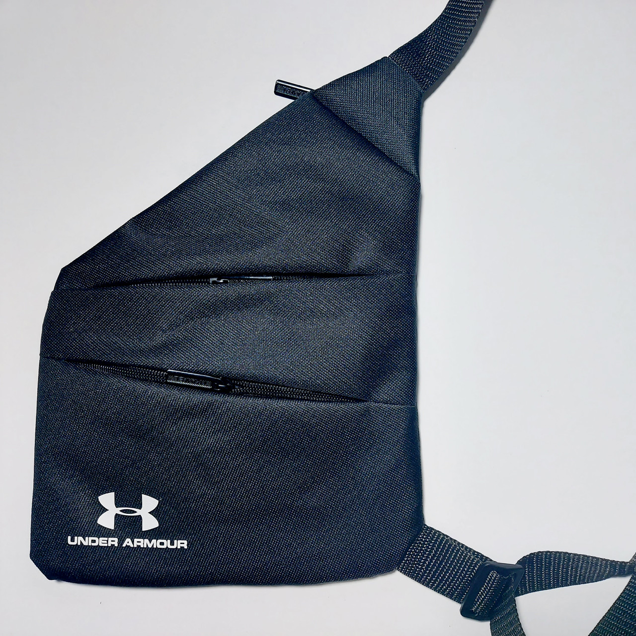 Сумка-кобура чоловіча чорна з відділеннями барсетка чоловіча спортивна, фото 1