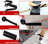 Набір еспандерів для йоги та фітнесу WCG T15 чохол 5 джгутів керівництво для початківців B_5784, фото 2