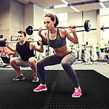 Мат-пазл WCG EVA 1,9 cm 60х60 підлоговий килимок для спортивних тренувань B_5773, фото 8