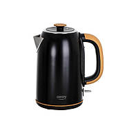 Чайник електричний 1,7л Camry STRIX CR 1342 металевий чорний електрочайник B_1207