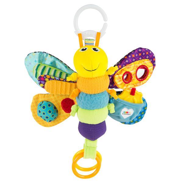 М' яка іграшка- підвіска Lmaze Бабочка з прорізачем і їжалкою (L27024) B_1107