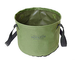 Відро м'яке для замісу підгодовування Novator VD-1 30x23 см з ручками B_1217