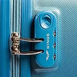 Валіза дорожня Wings 310 - М 62 л на поворотних колесах полікарбонат + ABS + кодовий замок B_1608, фото 6