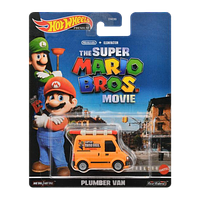 Машинка Premium Hot Wheels Nintendo The Super Mario Bros. Movie Plumber Van 1:64 HKC19 Orange 1шт