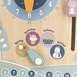 Робочий календар Viga Toys PolarB з годинником, англійською (44056) B_1117, фото 3