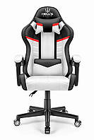 Компьютерное кресло Hell's Chair HC-1004 White-Red B_1451