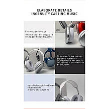 Навушники Wireless Stereo Hedset P9, Навушники bluetooth, Бездротові повнорозмірні стереонавушники Сірі, фото 5