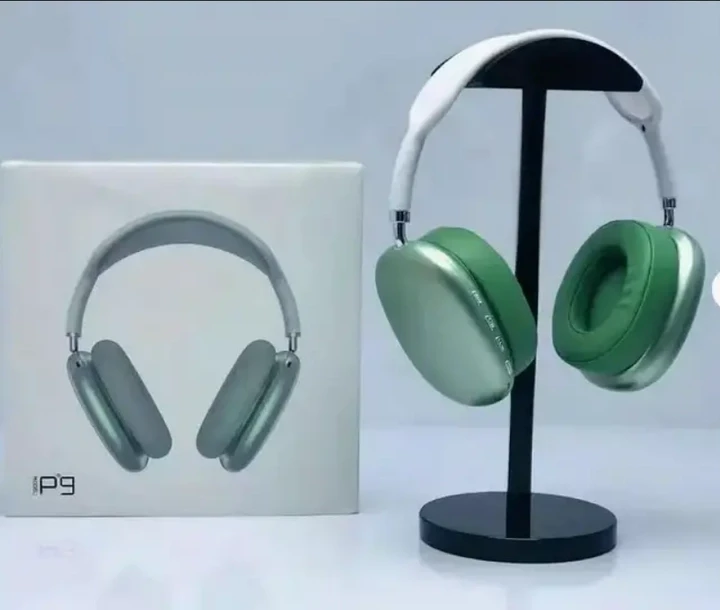 Навушники Wireless Stereo Hedset P9, Бездротові повнорозмірні стереонавушники Зелені