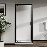 Скляна душова кабіна AVKO Glass Black RDJ06 перегородка для душу 90x90x190 B_1460, фото 2