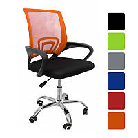 Кресло офисное компьютерное Bonro B-619 операторское рабочее для персонала компьютера B_3501 Оранжевый