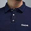 Чоловіча спортивна футболка Reebok поло Рібок, біла, фото 7