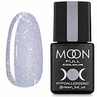 Гель-лак Moon Full Opal color №509 полупрозрачный сиреневый с шиммером 8 мл