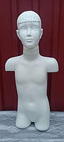 Манекен дитячий з головою білий