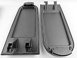 Кришка підлокітника VW Golf 4 Bora Passat B5 Skoda Octavia Tour Roomster Fabia Rapid. Чорна екошкіра, фото 3