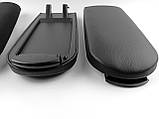 Кришка підлокітника VW Golf 4 Bora Passat B5 Skoda Octavia Tour Roomster Fabia Rapid. Чорна екошкіра, фото 2
