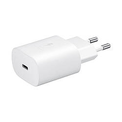 МЗП Samsung USB-C Wall Charger with Cable USB-C 25W White (EP-TA800XWEGRU)