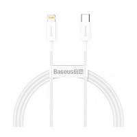 Кабель Baseus Superior Series Fast Charging 20W USB-C Lightning 1m White (CATLYS-A02)