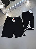 Спортивные шорты Jordan big logo с карманами Black