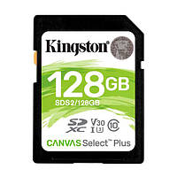 Карта пам&#039;яті Kingston 128 GB SDXC Class 10 UHS-I U3 Canvas Select Plus SDS2/128GB
