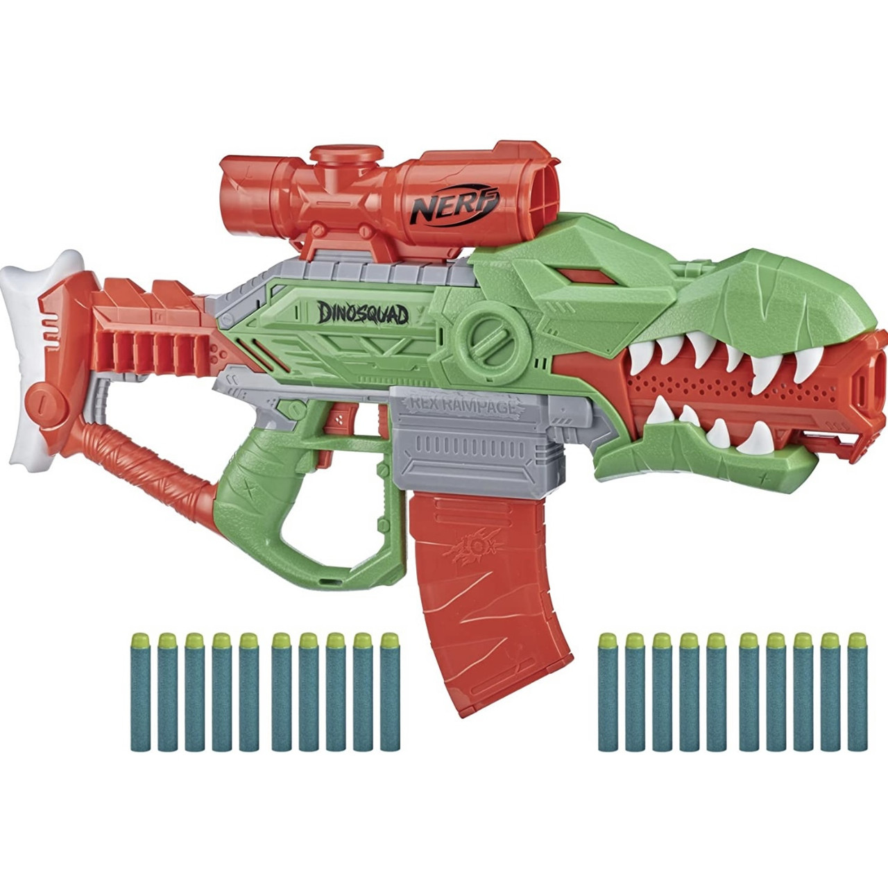 Бластер Тиранозавр Рекс NERF DinoSquad Rex-Rampage Motorized
