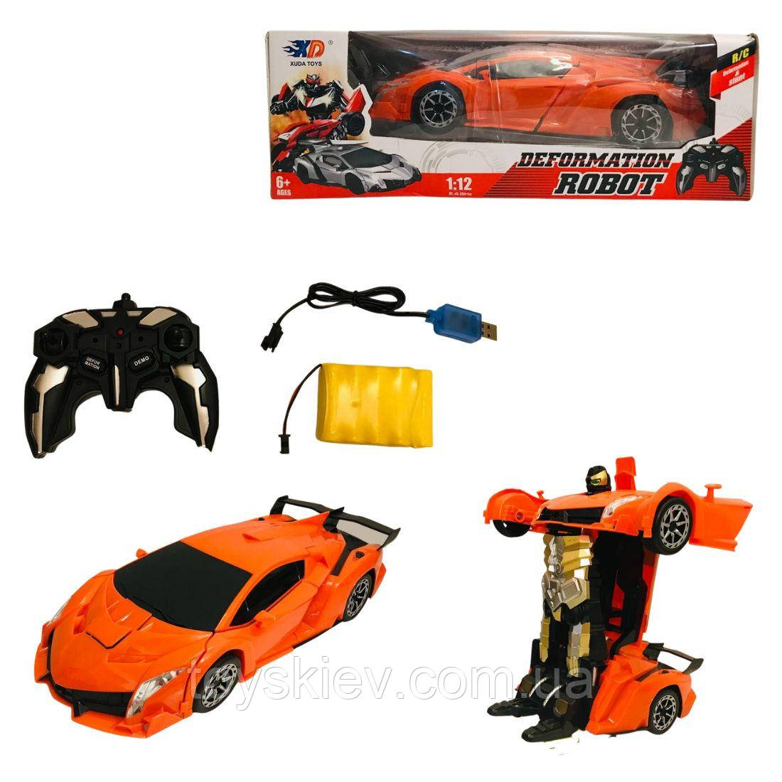 3688 R4 Машина, масштаб 1:12, звук, двері, у коробці, фото 1