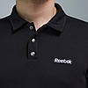 Чоловіча спортивна футболка Reebok поло Рібок, біла, фото 10