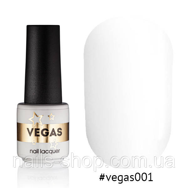 Гель-лак Vegas 001 білий