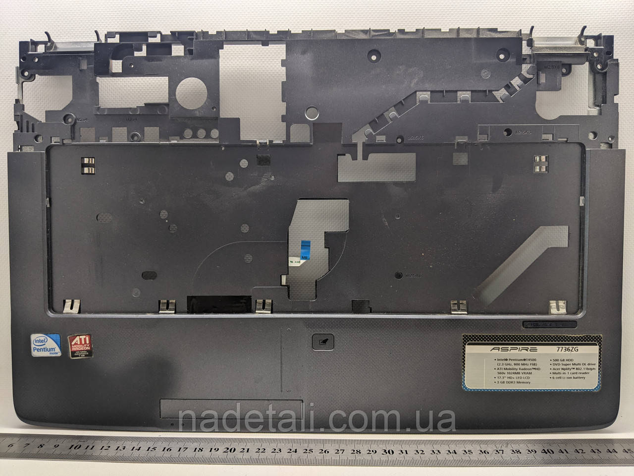 Топкейс, средня частина Acer Aspire 7736 (верхня кришка + тачпад), фото 1