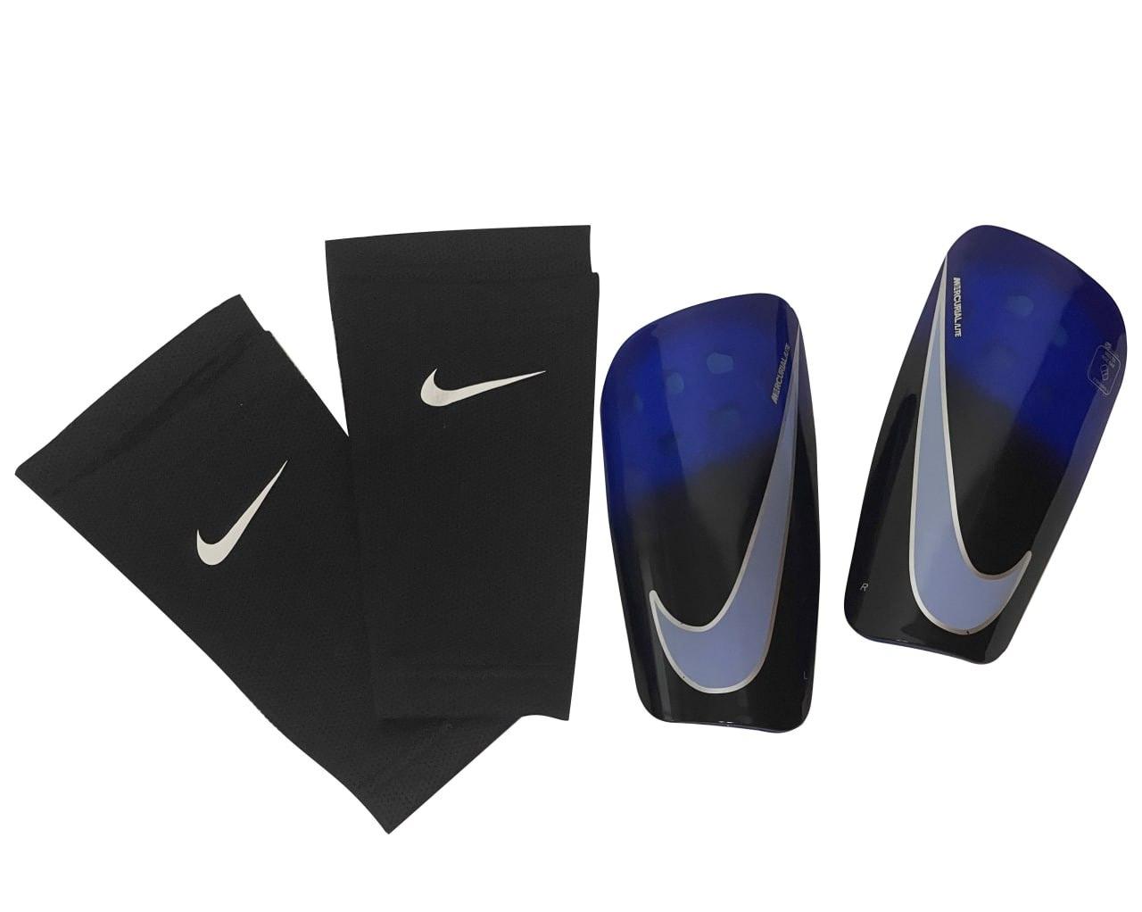 Щитки футбольні Nike + панчохи з кишенею для щитків разів. M синьо-чорний 2