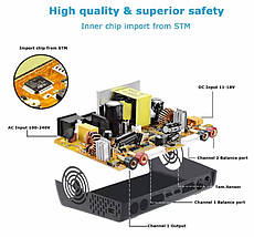 Двоканальний зарядний пристрій з балансиром HTRC C240 DUO AC 150W DC 240W 10Ax2, фото 6