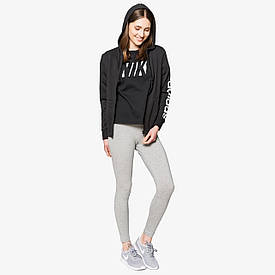 Кофта жінок. Adidas Essentials Linear Full Zip Hoodie Black (арт.S97076)