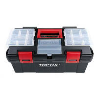 Ящик для инструментов Toptul пластиковый 3 секции 445x240x205 (TBAE0302) - Вища Якість та Гарантія!