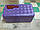 Фіолетовий пуф із полицями 400х800х H 420 мм, фото 4