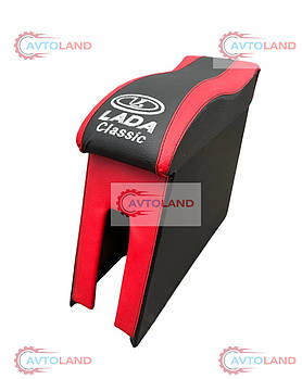 ПІДЛОКІТНИК ВАЗ 2105 - 2107 "ЛЮКС" З ВИШИВКОЮ ЧЕРВОНИЙ