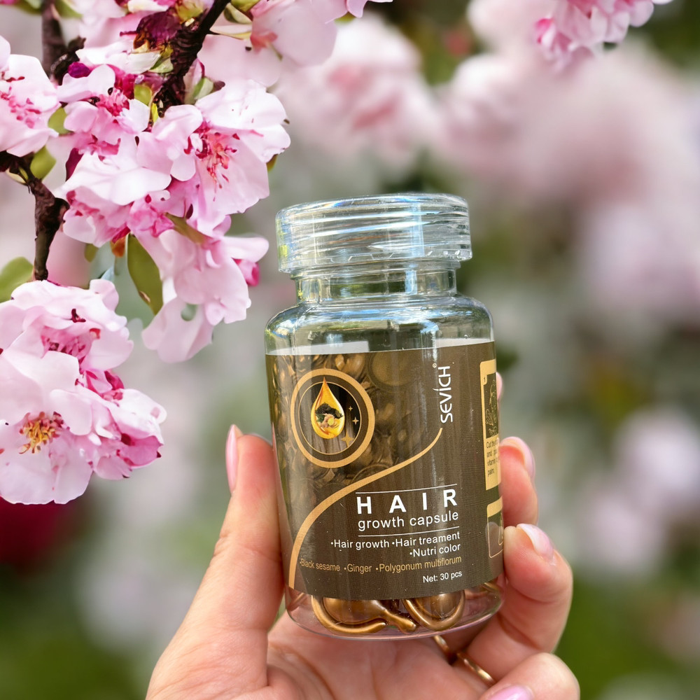 Вітамінні капсули для росту і проти випадіння волосся Sevich, фото 1