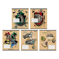 Зошит шкільний Kite 18 аркушів лінія, софт тач + УФ лак Harry Potter