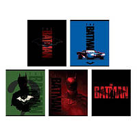 Зошит шкільний Kite 48 аркушів клітинка, гібридний лак + УФ лак DC Comics