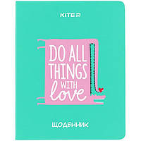 Щоденник шкільний KITE Things with love м'яка обкладинка