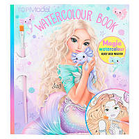 ТОР Model Акварельний альбом Fantasy Model MERMAID Топ Модел розмальовка Русалка (12414)