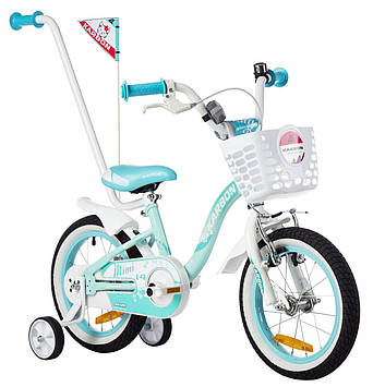 Дитячий велосипед KARBON Mimi 14 дюймів для дівчинки Синій