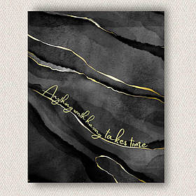 Інтер'єрна картина-постер на стіну Все важливе вимагає уваги 30*20 Орігамі OP 5386 Маленька