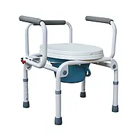 Стілець туалет для інваліда Vhealth VH615 для ослаблених пацієнтів, людей похилого віку та інвалідів.