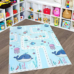 Ігрові килимки — 268-м — Двосторонній дитячий складаний термокилимок, 120*180*0,8 см