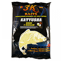 Прикормка 3kBaits KATYUSHA Кокос Ваниль 1000г (3к05004)