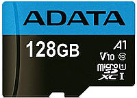 Карта пам`яті A-Data MicroSDXC 128GB Class 10 + SD adapter 100541