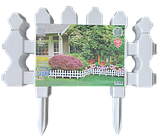 Садова огорожа "Марсель" (загальна довжина комплекта 1,7 м.) Тірапласт, фото 4