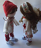Сувенірні ляльки Українці пара подарунок на весілля, фото 3